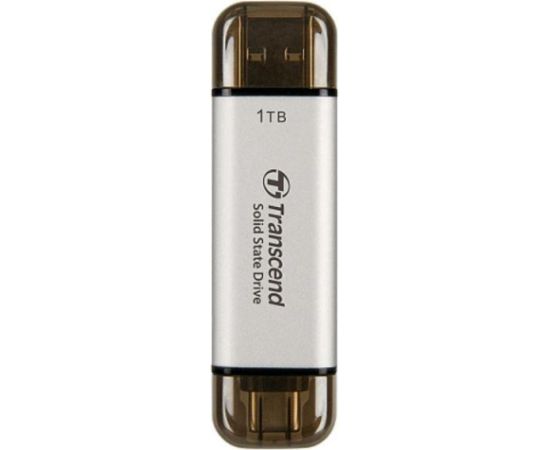 External SSD TRANSCEND ESD310 1TB USB-C USB 3D NAND Write speed 950 MBytes/sec Read speed 1050 MBytes/sec TS1TESD310S