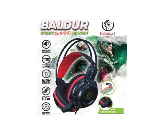 Rebeltec Baldur Проводные Игровые Наушники   2x3,5 м