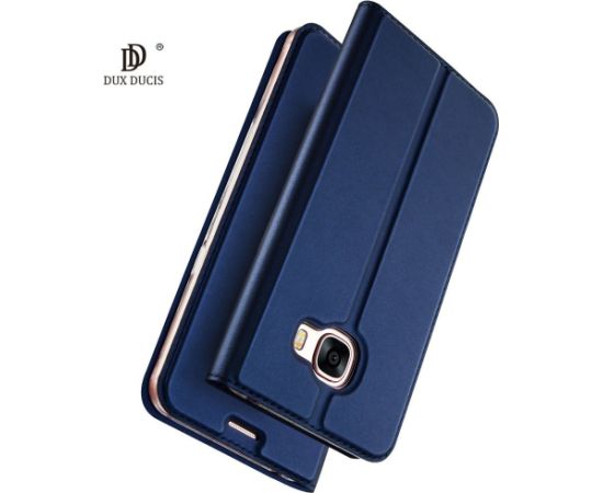 Dux Ducis Premium Magnet Case Grāmatveida Maks Telefonam Samsung J400 Galaxy J4 (2018) Zils