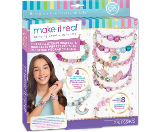 MAKE IT REAL DIY Rokassprādžu komplekts Debesu akmeņi