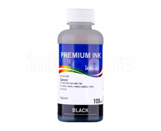 Canon InkTec C5050 Black Ink 1 Litre | Bk | Compatible Ink for Canon Tintes Printeri