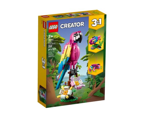 LEGO Creator Eksotisks rozā papagailis 31144