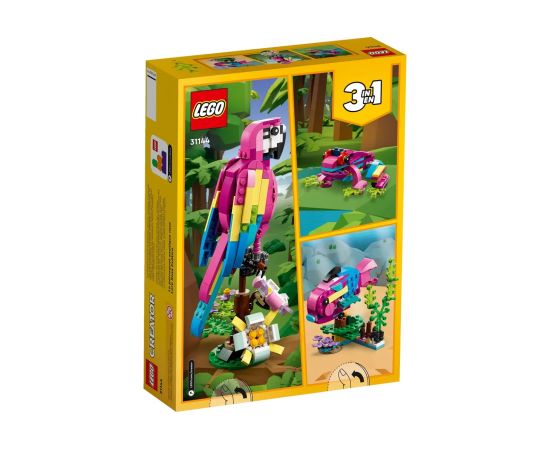 LEGO Creator Eksotisks rozā papagailis 31144