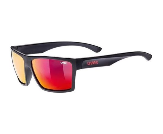 UVEX LGL 29 GLASSES BLACK AND RED