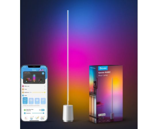 Govee H6072 Lyra RGBIC Smart Corner Floor Lamp Bluetooth / Wi-Fi / 1,45m