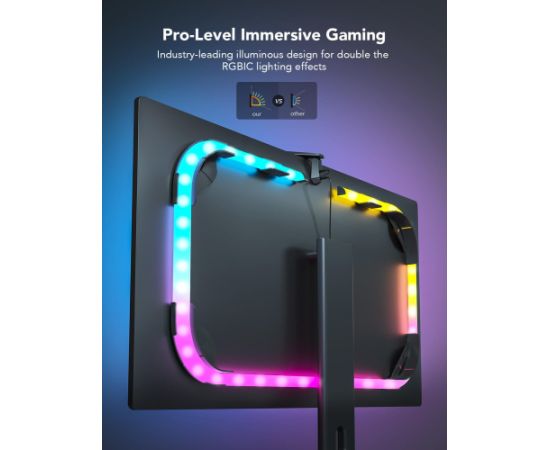 Govee H604B Dreamview G1 Gaming RGBIC Monitor Lightning Bluetooth / Wi-Fi / 24"-32"