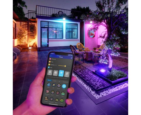 Govee H7060 RGBIC LED Viedā prožektora komplekts IP65 / Bluetooth/ Wi-Fi / 4gab.