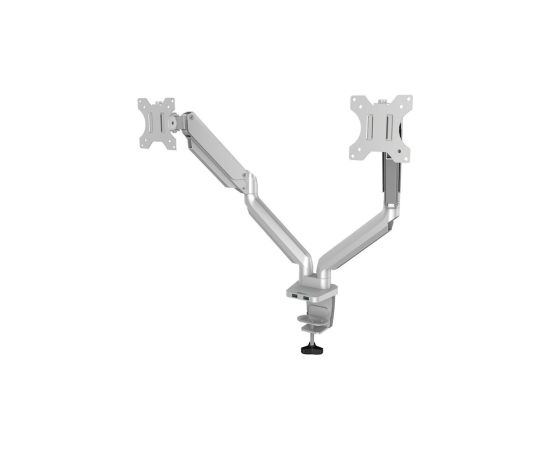 Fellowes Ergonomics arm for 2 monitors - Platinum series, silver