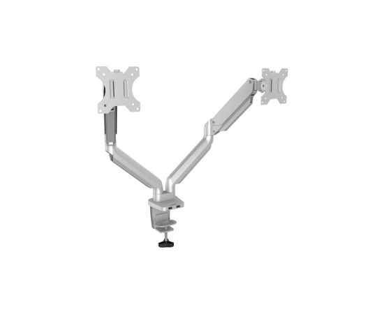 Fellowes Ergonomics arm for 2 monitors - Platinum series, silver