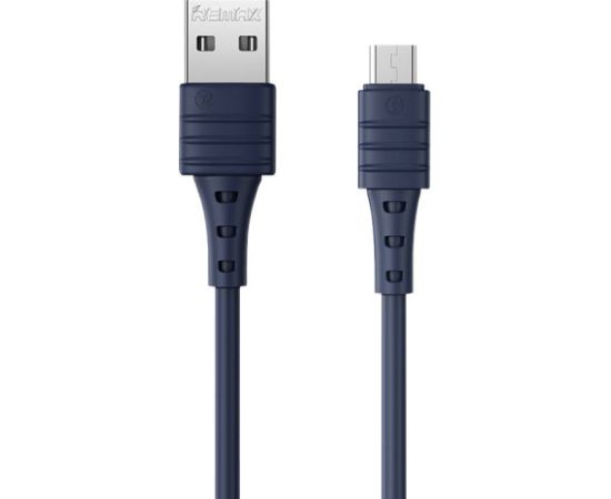 Cable USB Micro Remax Zeron, 1m, 2.4A (blue)