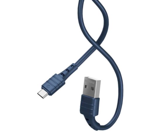 Cable USB Micro Remax Zeron, 1m, 2.4A (blue)