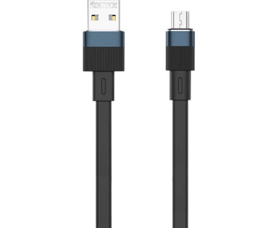 Cable USB-micro USB Remax Flushing, RC-C001, 1m (black)