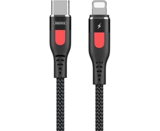 Cable USB-C do Lightning Remax Lesu Pro, 1m (black)