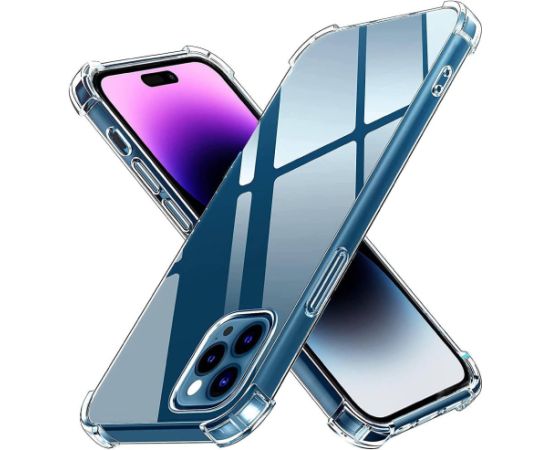 Anti shock силиконовый чехол Fusion 1.5 мм для Apple iPhone 15 Pro прозрачный