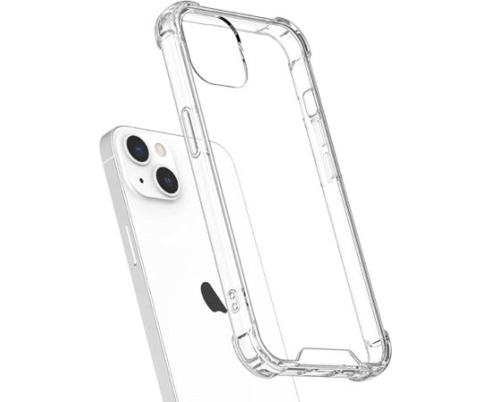 Fusion anti shock 1.5 mm silikona maciņš Apple iPhone 15 Plus caurspīdīgs
