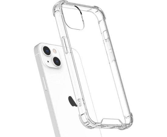 Anti shock силиконовый чехол Fusion 1.5 мм для Apple iPhone 15 Plus прозрачный