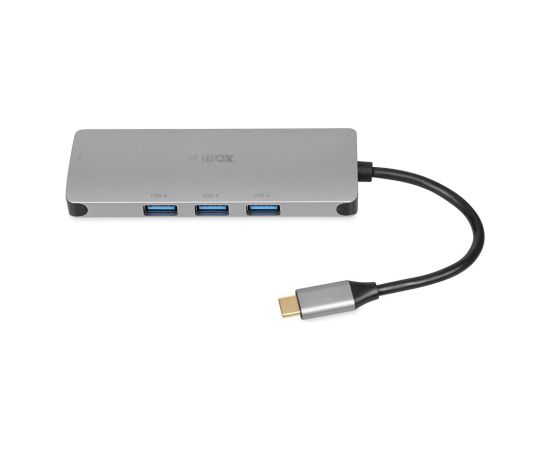 IBOX HUB USB IUH3RJ4K USB3.2 LAN HDMI 4K PD100W