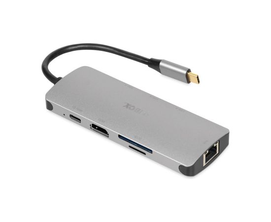 IBOX HUB USB IUH3RJ4K USB3.2 LAN HDMI 4K PD100W