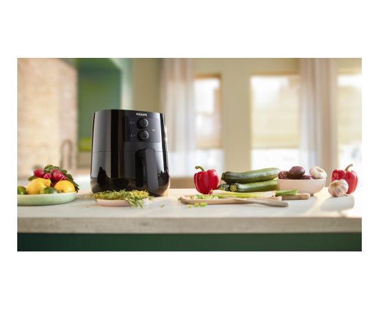 Philips Essential HD9200/90 fryer Single 4.1 L Stand-alone 1400 W Hot air fryer Black