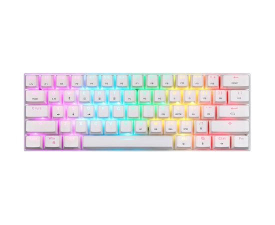 Wireless Mechanical keyboard Motospeed SK62 White (red switch)