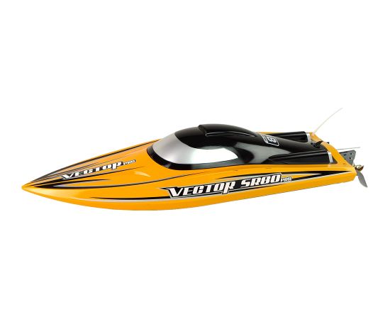 Import Leantoys Łódź Motorboat R/C Brushless ARTR SR 80 PRO 74 km/h Yellow