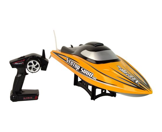 Import Leantoys Łódź Motorboat R/C Brushless ARTR SR 80 PRO 74 km/h Yellow