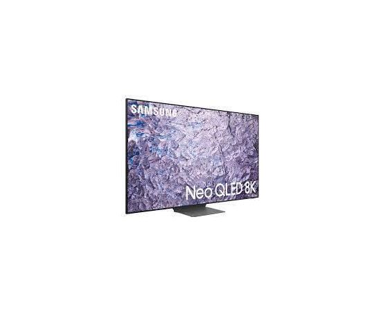 TV Set SAMSUNG 65" 8K/Smart QLED 7680x4320 Wireless LAN Bluetooth Tizen Black / Silver QE65QN800CTXXH