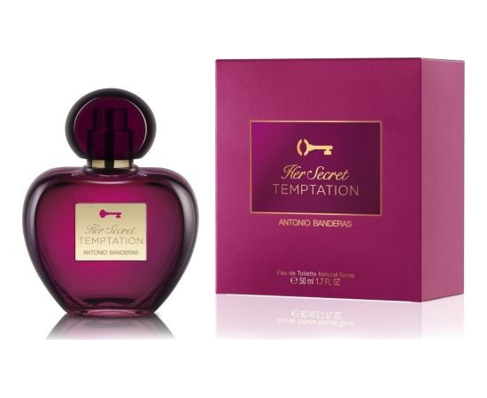 Antonio Banderas Her Secret Temptation EDT 50 ml Sieviešu Smaržas