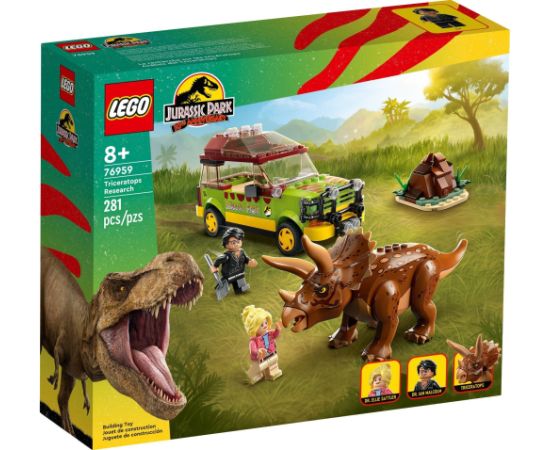 LEGO Jurassic World Badanie triceratopsa (76959) LEGO Jurassic World