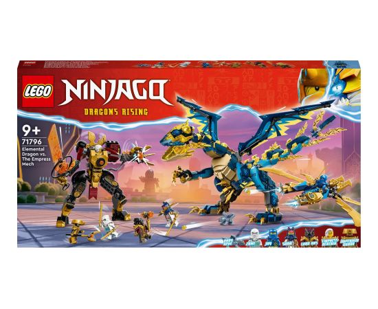 LEGO Ninjago Smok żywiołu kontra mech cesarzowej (71796)