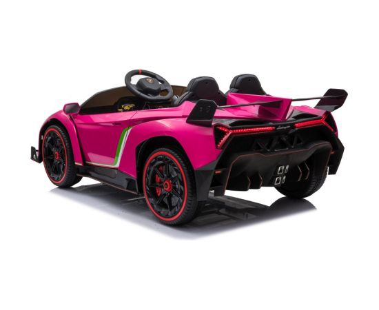 Lean Cars Electric Ride On Lamborghini Veneno Pink