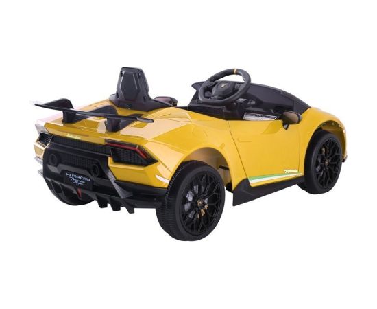 Lean Cars Electric Ride On Car Lamborghini Huracan Yellow