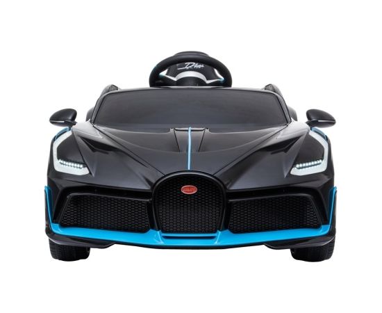 Lean Cars Electric Ride-On Car Bugatti Divo Black Painted