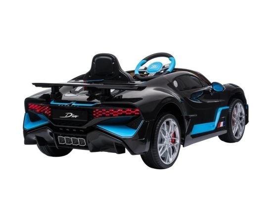 Lean Cars Electric Ride-On Car Bugatti Divo Black Painted