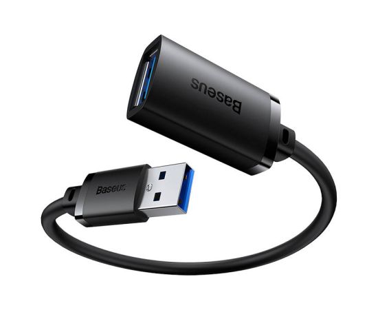 USB 3.0 Extension cable Baseus male to female, AirJoy Series, 1m (black)