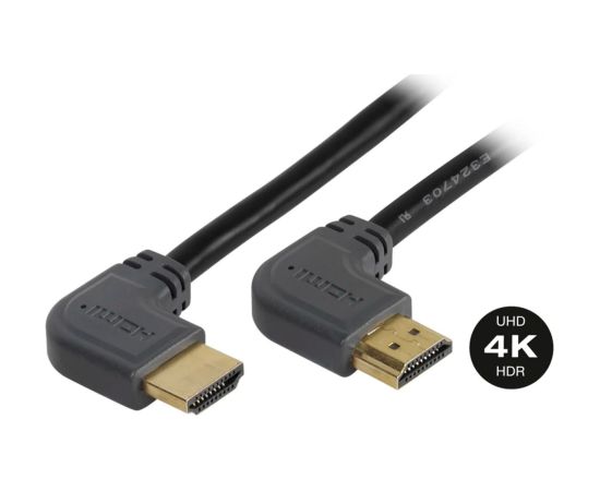 Vivanco cable HDMI - HDMI 3m angeled (47107)