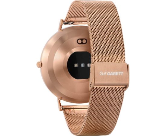 Garett Smartwatch Garett Verona Gold Steel Sieviešu viedpulkstenis AMOLED / Bluetooth 5.0 / IP67 / GPS / SMS