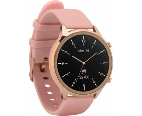 Garett Smartwatch Garett Veronica gold-pink Sieviešu viedpulkstenis IPS / Bluetooth 5.1 / IP67 / GPS / SMS