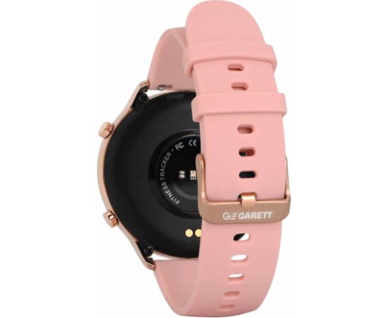 Garett Smartwatch Garett Veronica gold-pink Sieviešu viedpulkstenis IPS / Bluetooth 5.1 / IP67 / GPS / SMS