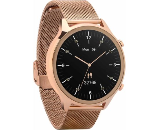Garett Smartwatch Garett Veronica Gold Steel Умные часы IPS / Bluetooth 5.1 / IP67 / GPS / SMS