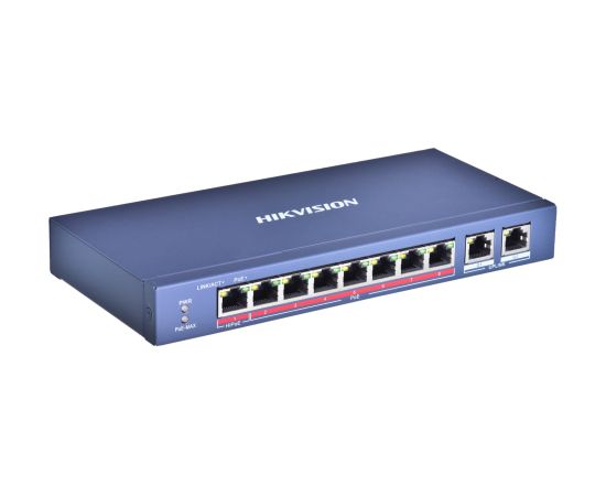 Hikvision Digital Technology DS-3E0310HP-E network switch Unmanaged Fast Ethernet (10/100) Power over Ethernet (PoE) Blue