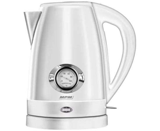 MPM Cordless kettleMCZ-108, white, 1.7 l