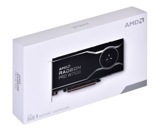 Karta graficzna AMD Radeon Pro W7500 8GB GDDR6, 4x DisplayPort 2.1, 70W, PCI Gen4 x8