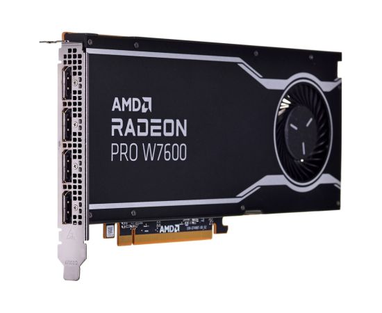 Karta graficzna AMD Radeon Pro W7600 8GB GDDR6, 4x DisplayPort 2.1, 130W, PCI Gen4 x8