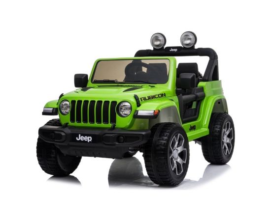 Lean Cars Electric Ride On Jeep Rubicon 4x4 Green