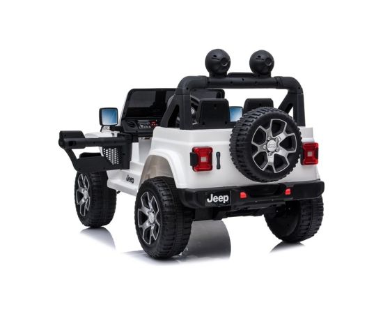 Lean Cars Electric Ride On Jeep Rubicon 4x4 White