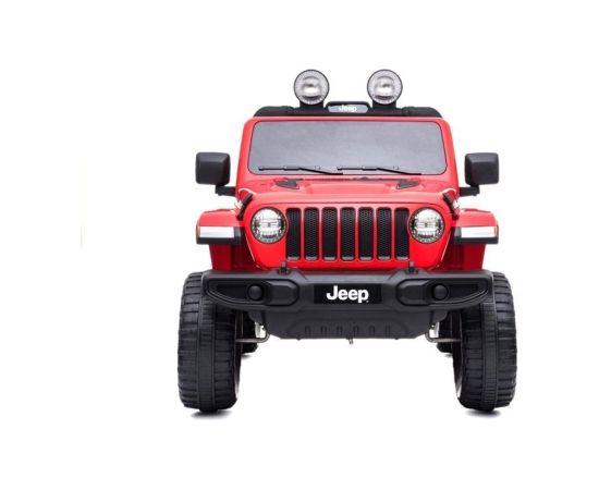 Lean Cars Electric Ride On Car Jeep Rubicon 4x4 Red Bērnu elektriskās automašīnas