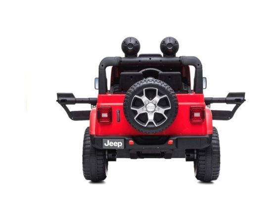 Lean Cars Electric Ride On Car Jeep Rubicon 4x4 Red Bērnu elektriskās automašīnas
