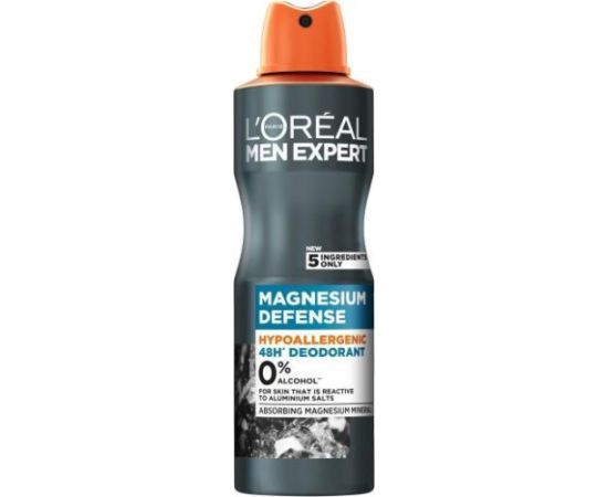 L'oreal L’Oreal Paris LOREAL_Men Expert Magnesium Defense hipoalergiczny dezodorant w sprayu 150ml Дезодоранты