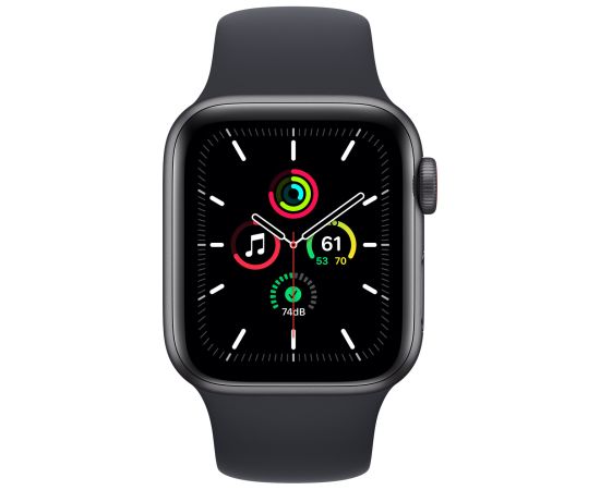 Apple Watch Series SE 40mm Aluminium GPS - Space Gray (Atjaunināts, stāvoklis labi)